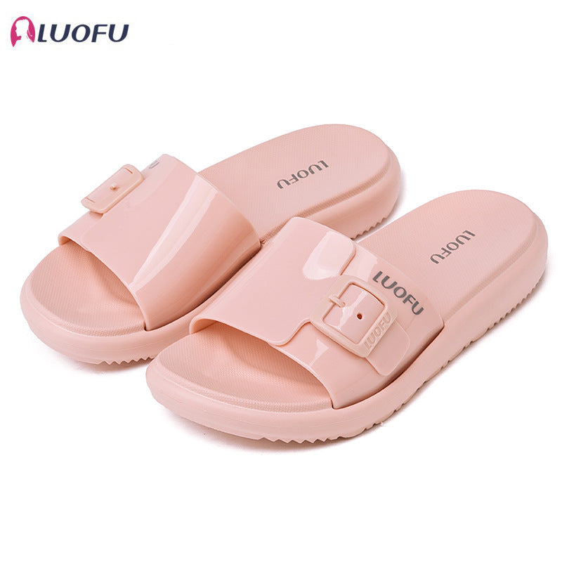 Sandales Luofu originales pour femmes - Orthopédiques confortables, semelle épaisse absorbant les chocs, résistantes à l'abrasion, parfaites pour une utilisation quotidienne en intérieur et en extérieur