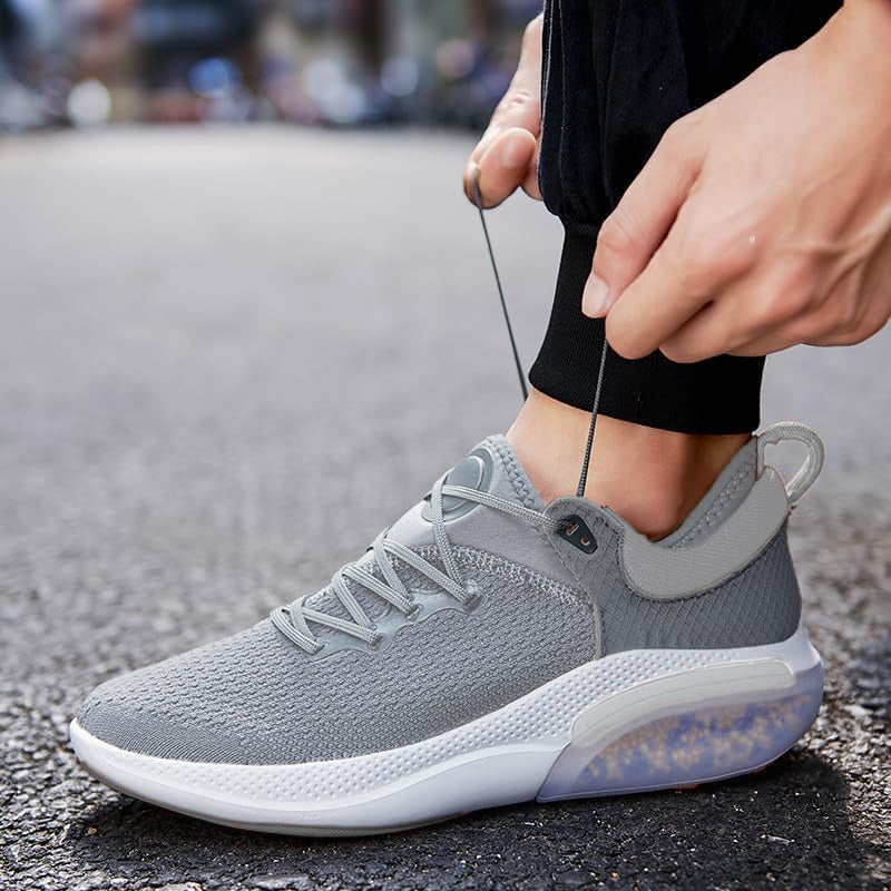 أحذية رياضية أنيقة للرجال مصنوعة من شبكة - خفيفة الوزن ومريحة