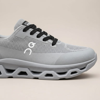 حذاء جري رجالي بتصميم بسيط، قابل للتنفس، منخفض القطع، نعل مطاطي غير قابل للانزلاق، قماش خفيف الوزن