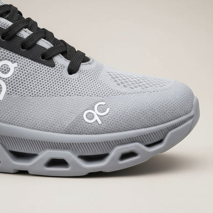 حذاء جري رجالي بتصميم بسيط، قابل للتنفس، منخفض القطع، نعل مطاطي غير قابل للانزلاق، قماش خفيف الوزن