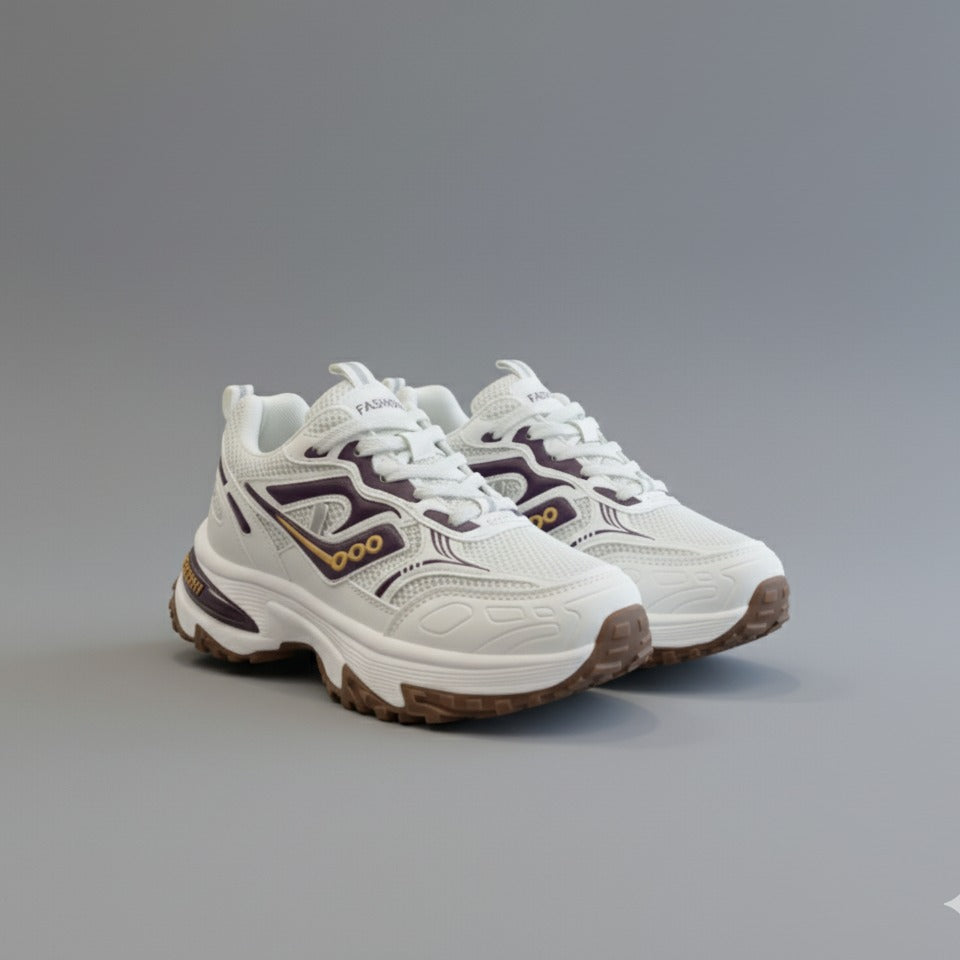 Men's Chunky Mesh Sneakers—Cool Airflow, Cushion Midsole