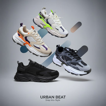 Men's A-2 Chunky Mesh Sneakers: All-Day Comfort, Lugged Grip