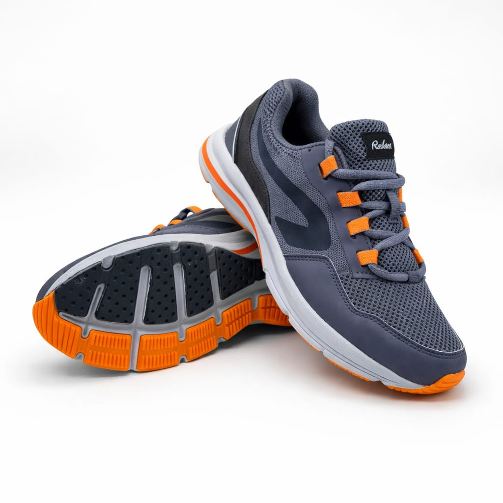 Baskets de running respirantes en mesh pour hommes – Chaussures de sport légères avec absorption des chocs et semelle antidérapante