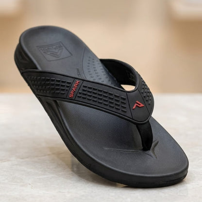 2026 New SPARK Men's Summer Slippers - Fashionable Casual Beach Sandals - High-Quality Lightweight Flip Flops for Indoor & Outdoor Use