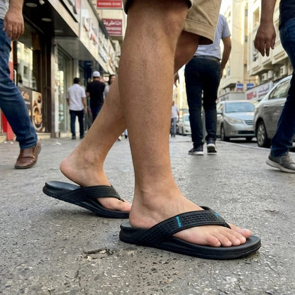 2026 New SPARK Men's Summer Slippers - Fashionable Casual Beach Sandals - High-Quality Lightweight Flip Flops for Indoor & Outdoor Use