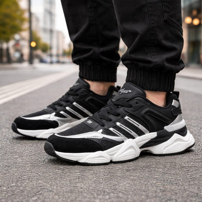 Men’s Fashion Chunky Sneakers – Breathable Mesh Casual Running Shoes – Lightweight Non-Slip Sole – Comfortable Outdoor & Street Style Trainers for Daily Wear