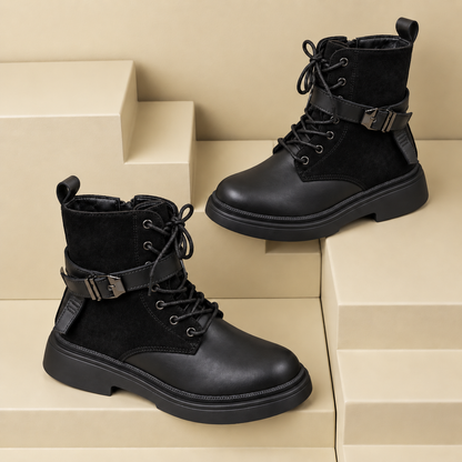 Premium Women’s Lace-Up Ankle Boots – Style, Comfort &Quality