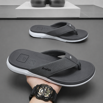 Men’s Comfort Flip-Flop Sandals – Lightweight Casual Beach Slippers