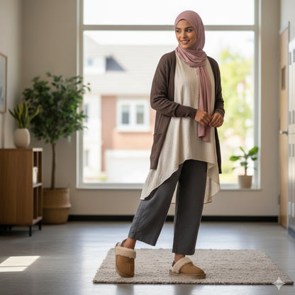 Women’s UGG Slingback Fuzzy Clog Slippers — Product image: