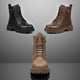 Women's Lace-up Chunky  Boots