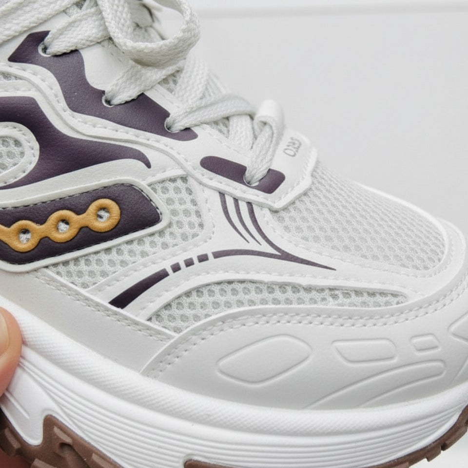 Men's chunky mesh running-style sneakers — Product image: 