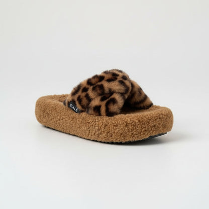 Fuzzy Women’s Slippers: Toasty Feet, Non‑Slip Rubber — Product image: Teddy‑fleece uppers and a cushioned footbed keep you warm and comfy on hard floo