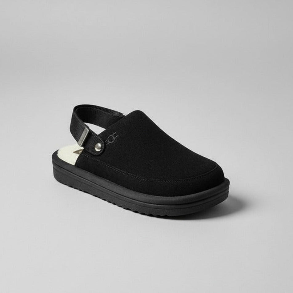 Women’s fleece-lined slingback clogs — Product image: 