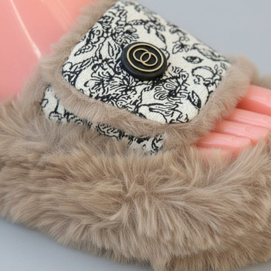 Faux Fur Slippers — Product image: 