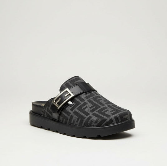 Women’s monogram buckle clog mules — Product image: 
