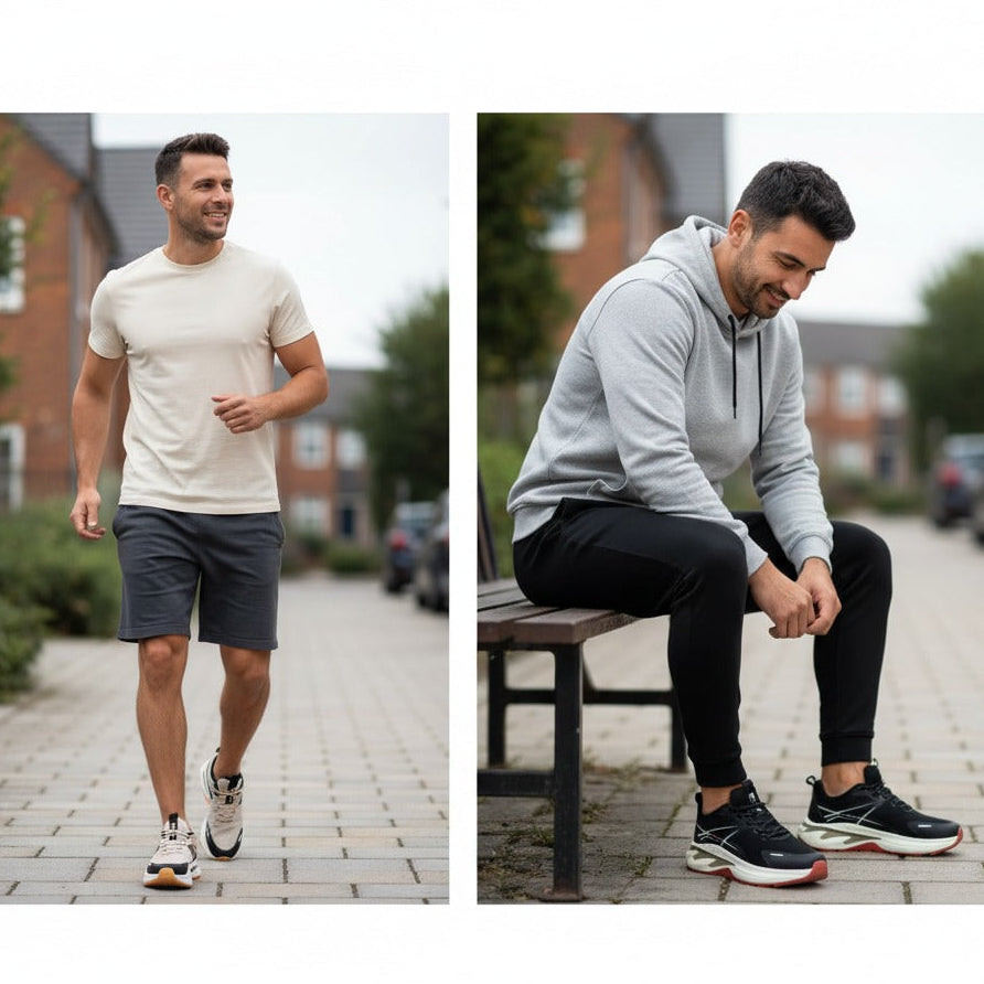 2025 New Men's Running Shoes – Lightweight, Breathable & Shock-Absorbing Comfort