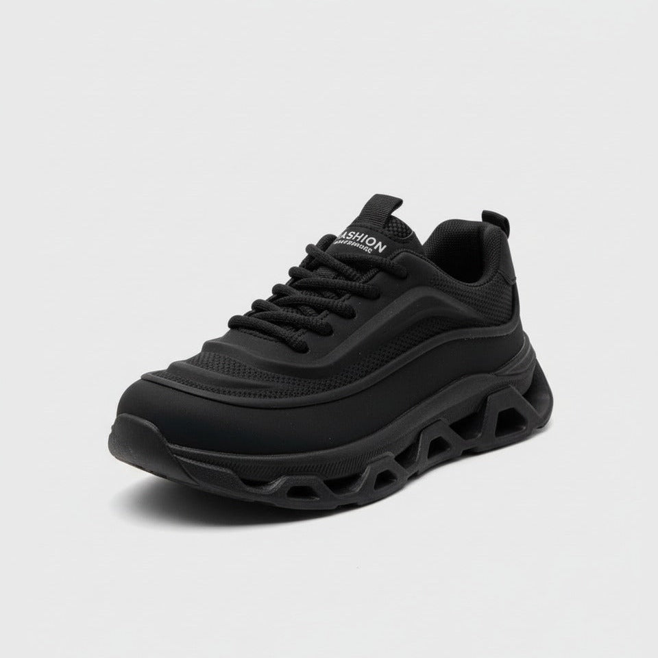 Men's Chunky Platform Sneakers with Cutout Midsole — Product image: 