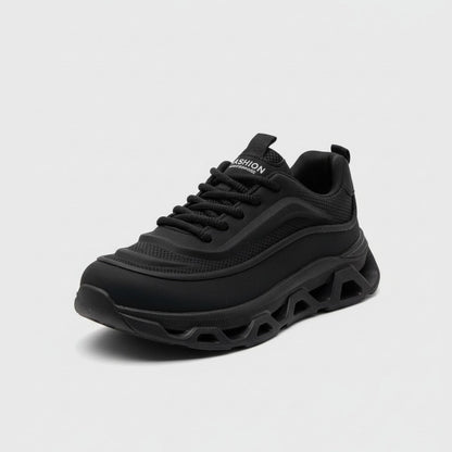 Men's Chunky Platform Sneakers with Cutout Midsole — Product image: 