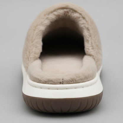 Men's fleece-lined slip-on house slippers — Product image: 