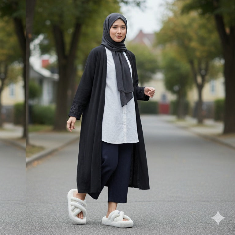 Women’s Plush Slide Slippers — Warmth + Multi‑Strap Support — Product image: Soft plush wraps your feet in cozy warmth while the thick cushioned sole eases p