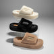 Faux-Fur Platform Slides: Cozy Warmth, Open-Toe Breeze