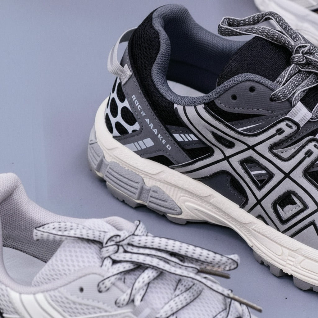 Men's mesh athletic sneakers with support cage — Product image: 