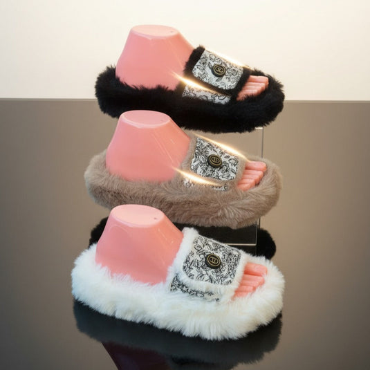 Faux Fur Slippers — Product image: 