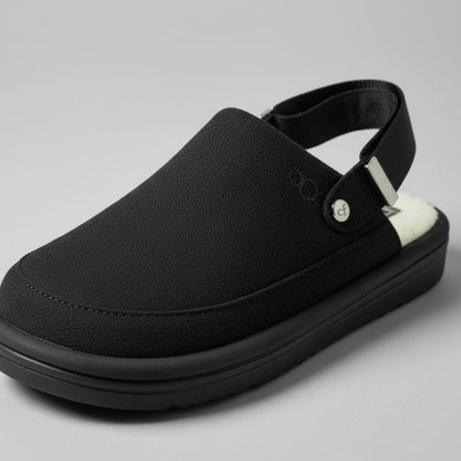 Women’s fleece-lined slingback clogs — Product image: 