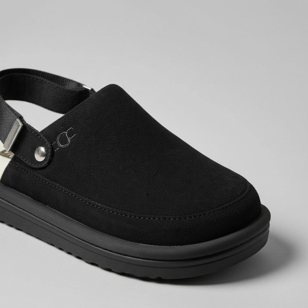 Women’s fleece-lined slingback clogs — Product image: 