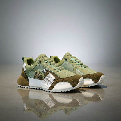 Nouveauté 2025 : Baskets de sport décontractées pour hommes – Chaussures légères et respirantes au design rétro et semelle amortissante. 