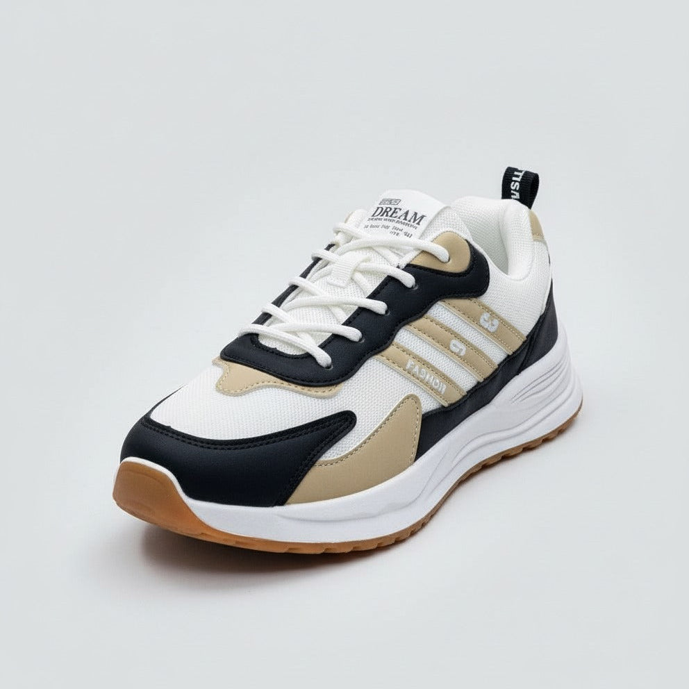 Men's lace‑up athletic sneakers with chunky sole — Product image: 