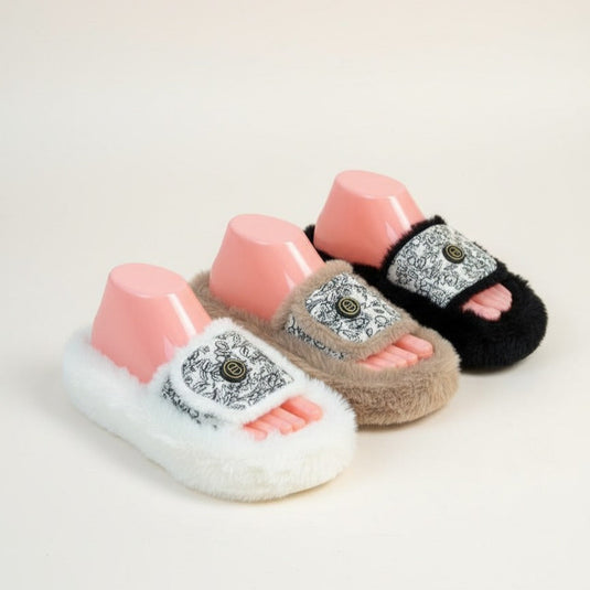 Faux Fur Slippers — Product image: 