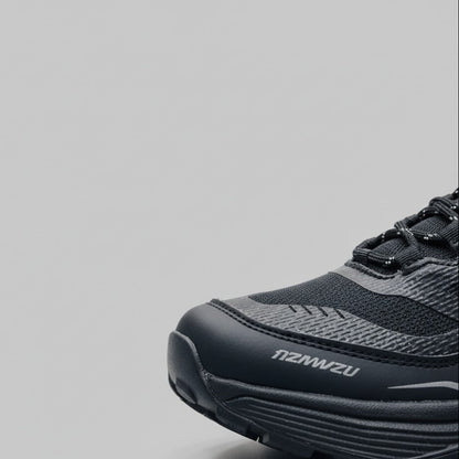 Men's trail-style mesh sneakers with lug sole — Product image: