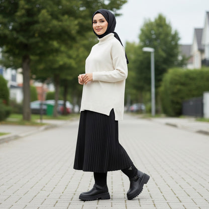 Women's lug-sole sock boots with buckle — Product image: 