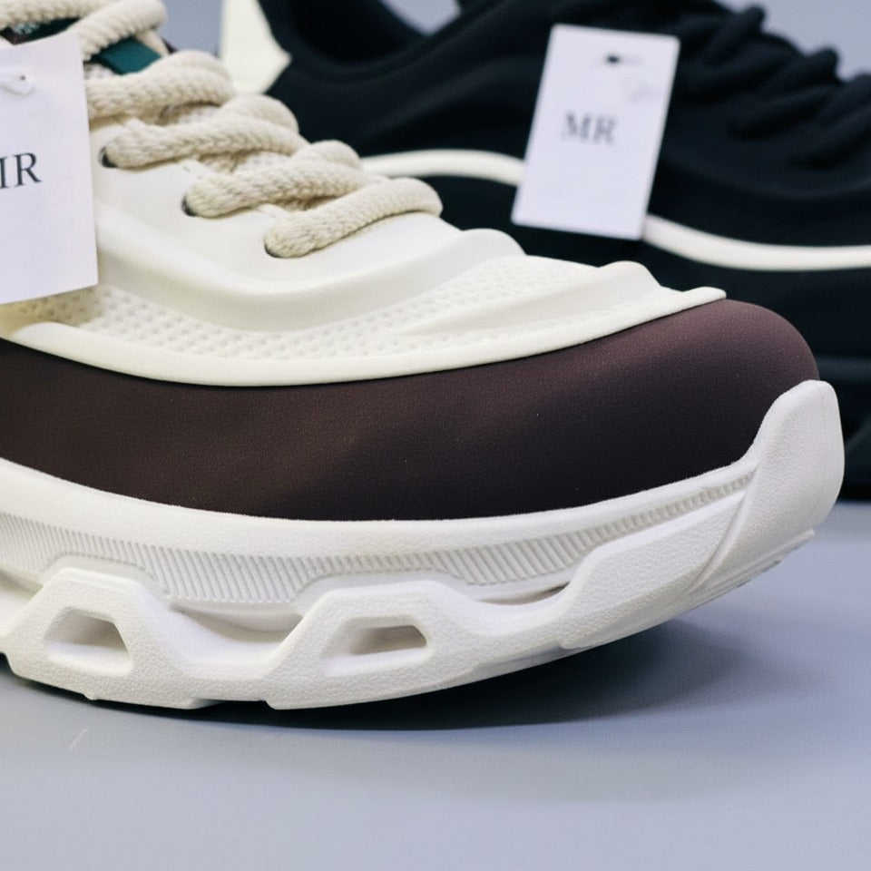 Men's Chunky Platform Sneakers with Cutout Midsole — Product image: 