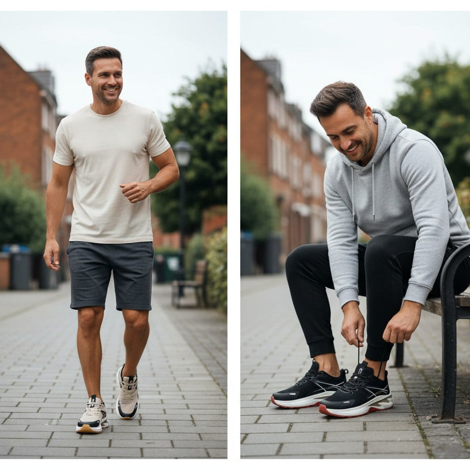 2025 New Men's Running Shoes – Lightweight, Breathable & Shock-Absorbing Comfort