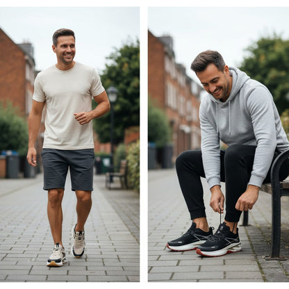 2025 New Men's Running Shoes – Lightweight, Breathable & Shock-Absorbing Comfort