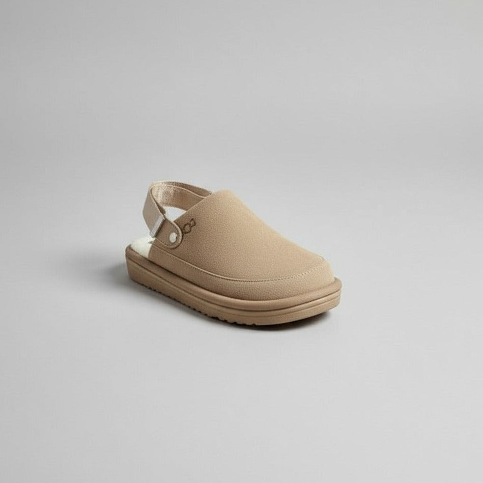 Women’s fleece-lined slingback clogs — Product image: 