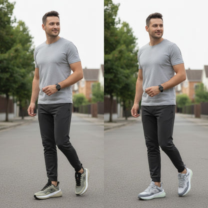 أحذية رياضية رجالية أنيقة وخفيفة الوزن للجري - أحذية مريحة للاستخدام اليومي وجيدة التهوية