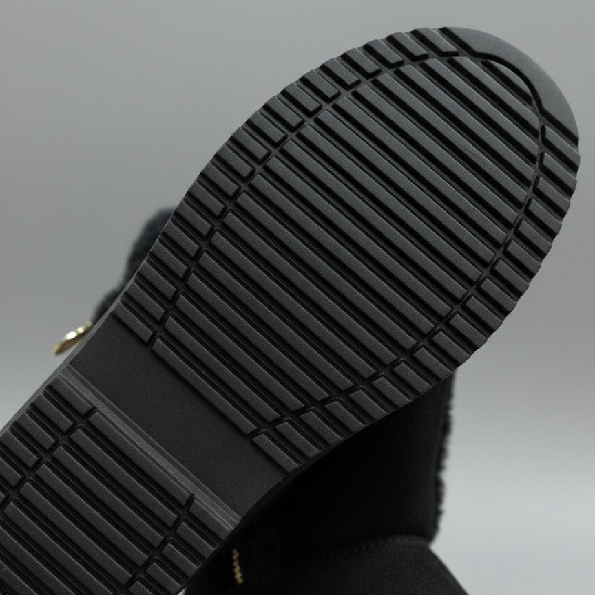 Women’s faux‑fur lined platform ankle boots — Product image: 