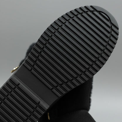 Women’s faux‑fur lined platform ankle boots — Product image: 