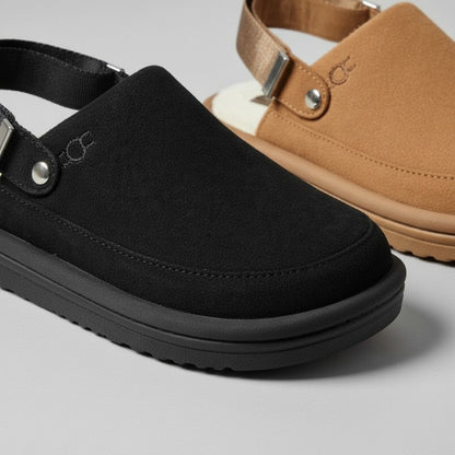 Women’s fleece-lined slingback clogs — Product image: 