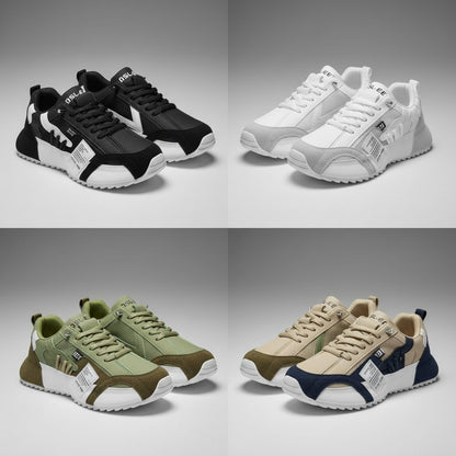 Nouveauté 2025 : Baskets de sport décontractées pour hommes – Chaussures légères et respirantes au design rétro et semelle amortissante. 