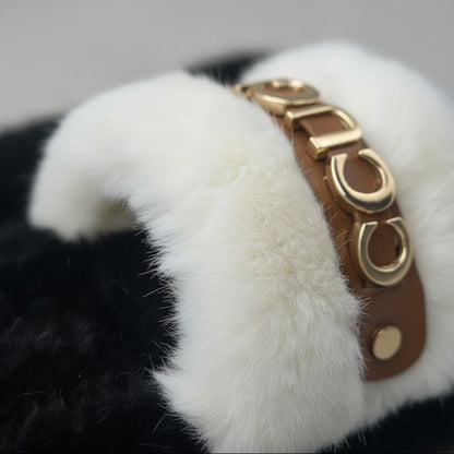 Faux Fur Sliders — Product image: