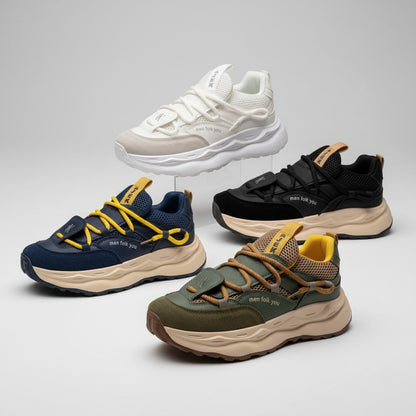 Men Sport Shoes – Lightweight Breathable Mesh Sneakers, Shock-Absorbing Sole, Comfortable Casual Shoes