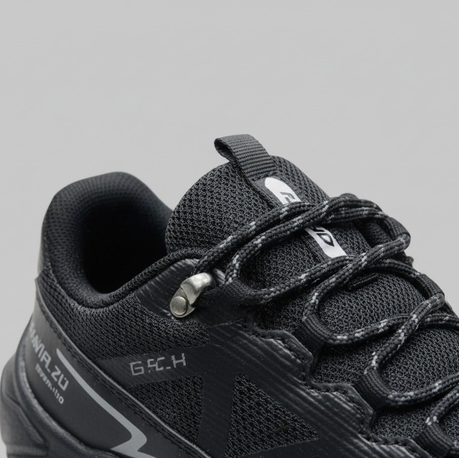 Men's trail-style mesh sneakers with lug sole — Product image: