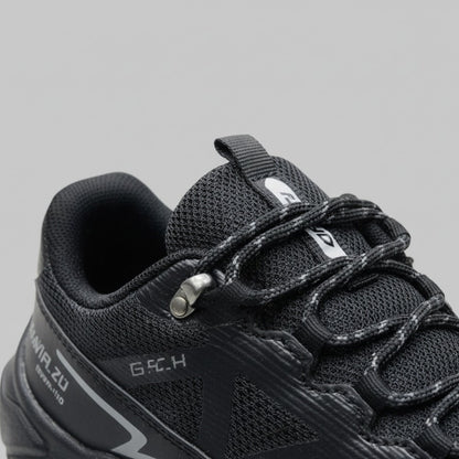 Men's trail-style mesh sneakers with lug sole — Product image: