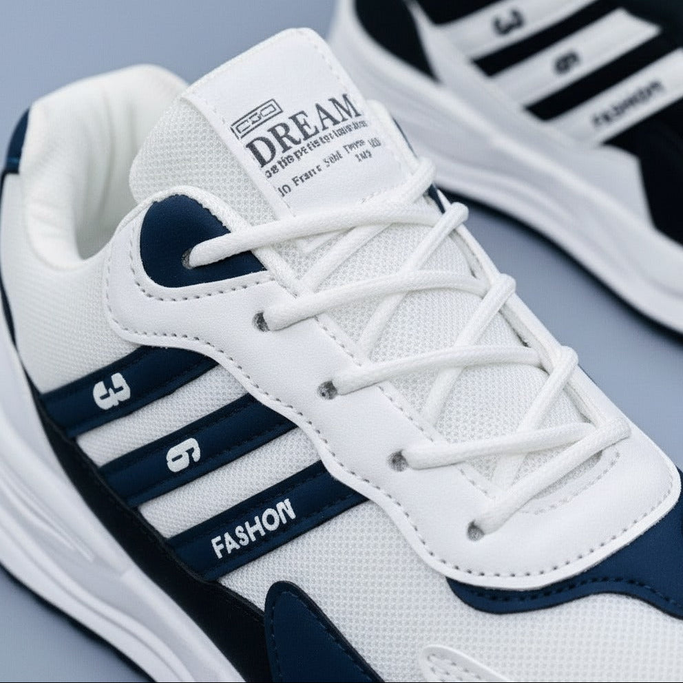 Men's lace‑up athletic sneakers with chunky sole — Product image: 