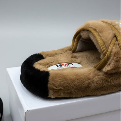 Women’s plush strap house slippers — Product image: