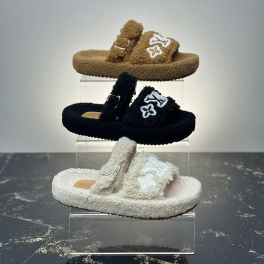 Furry Slide Sandals: Unmatched Comfort & Style